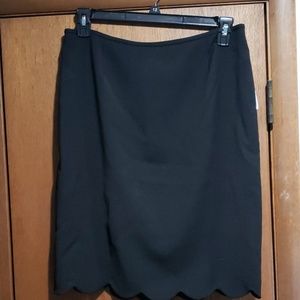 Scalloped Pencil Skirt NWT